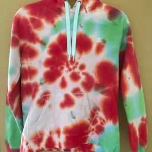 Champion eco tie dye hoodie